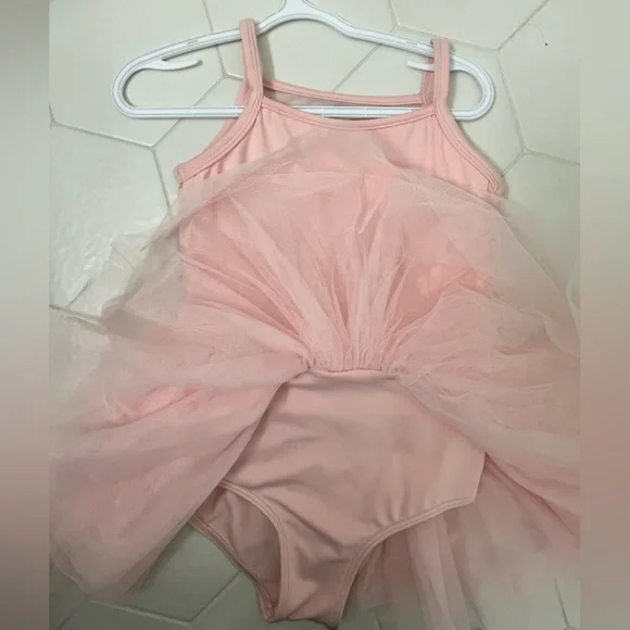 Mirella Mesh Back Yoke Girls Tutu Ballet Dress - Picture 3 of 4